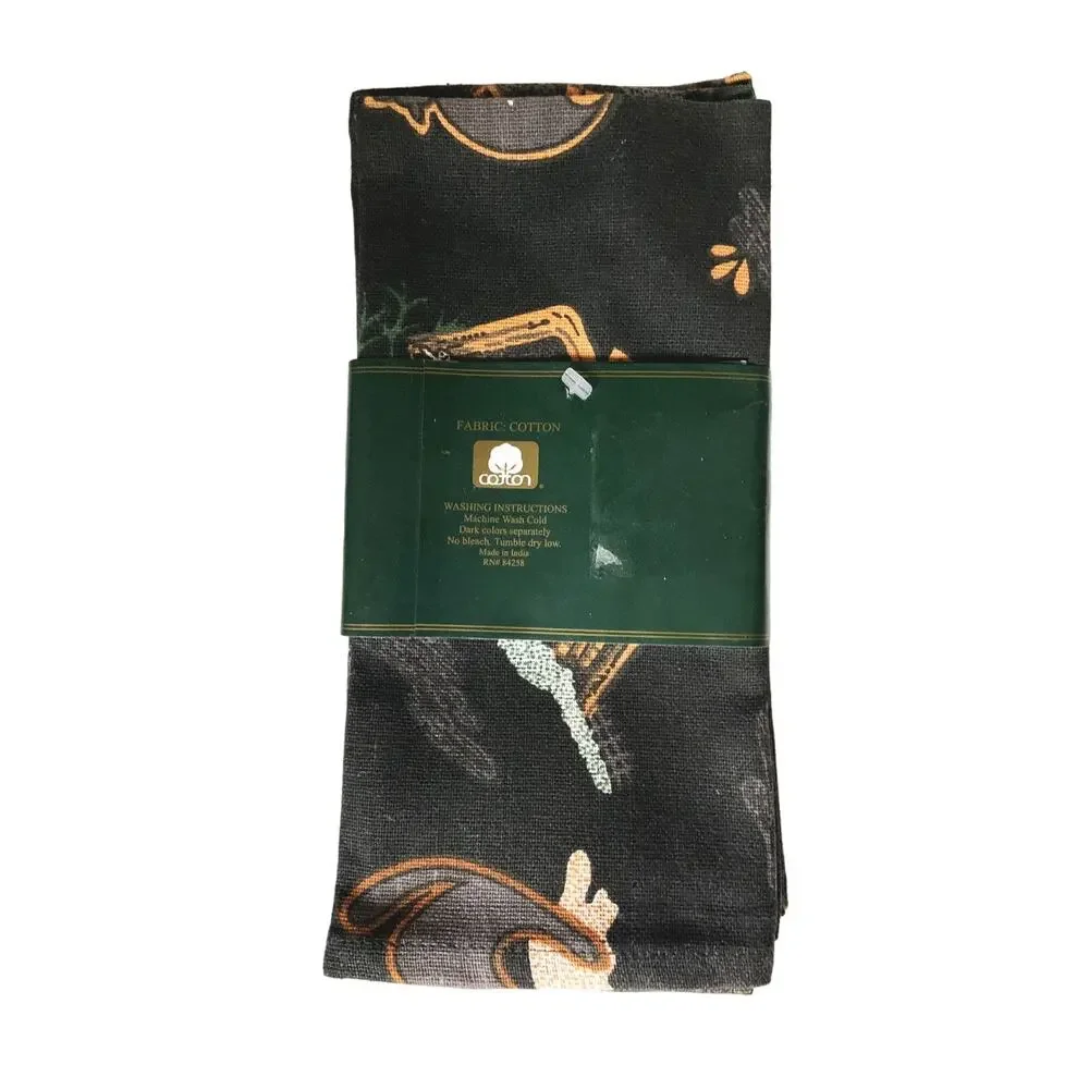 Woodbridge Design Halloween Ghost Set of 4 Napkins NIP